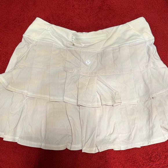 Lululemon White Tennis Skirt - Picture 2 of 2